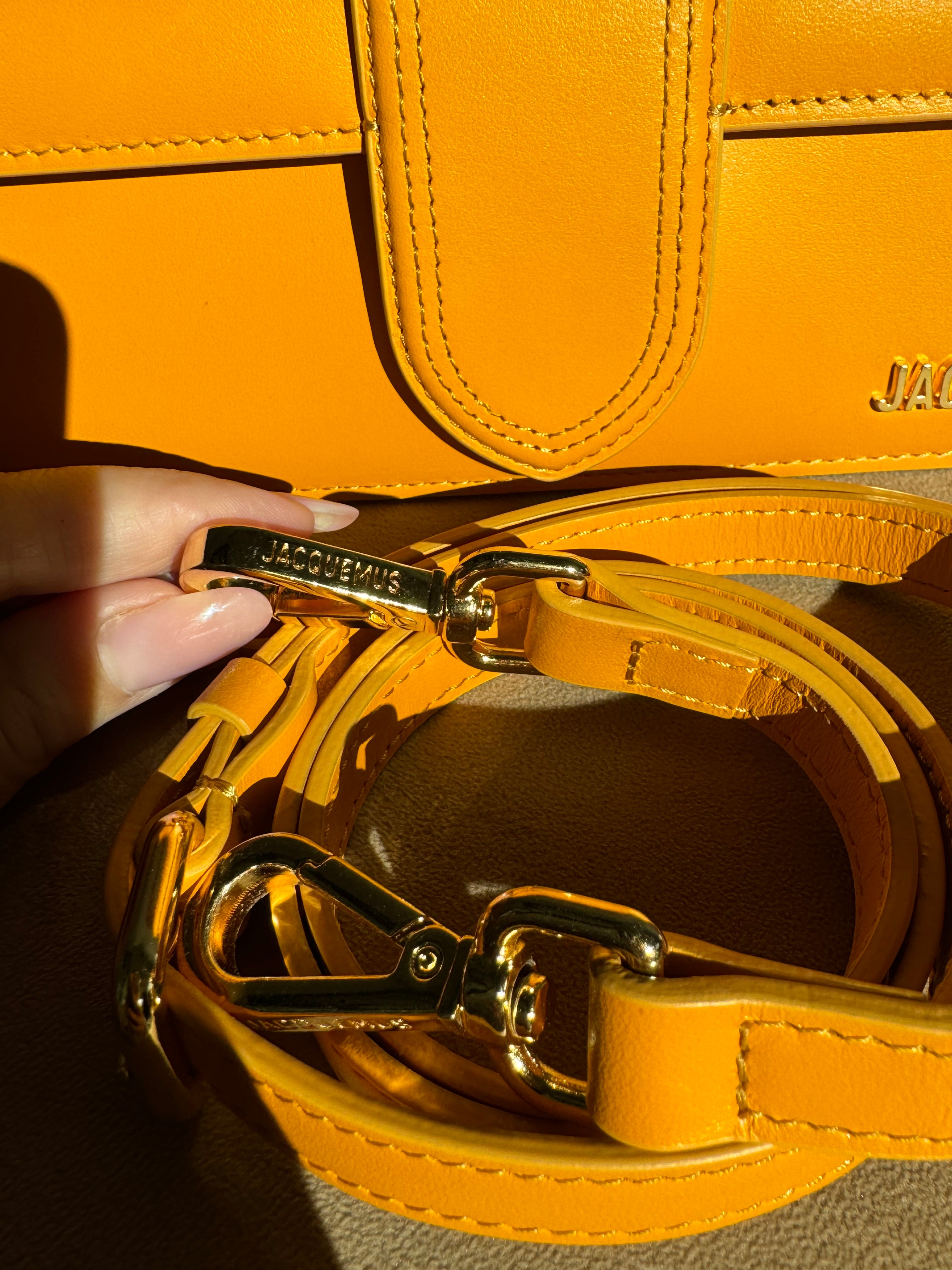 JACQUEMUS Borsa Le Grand Bambino in Pelle